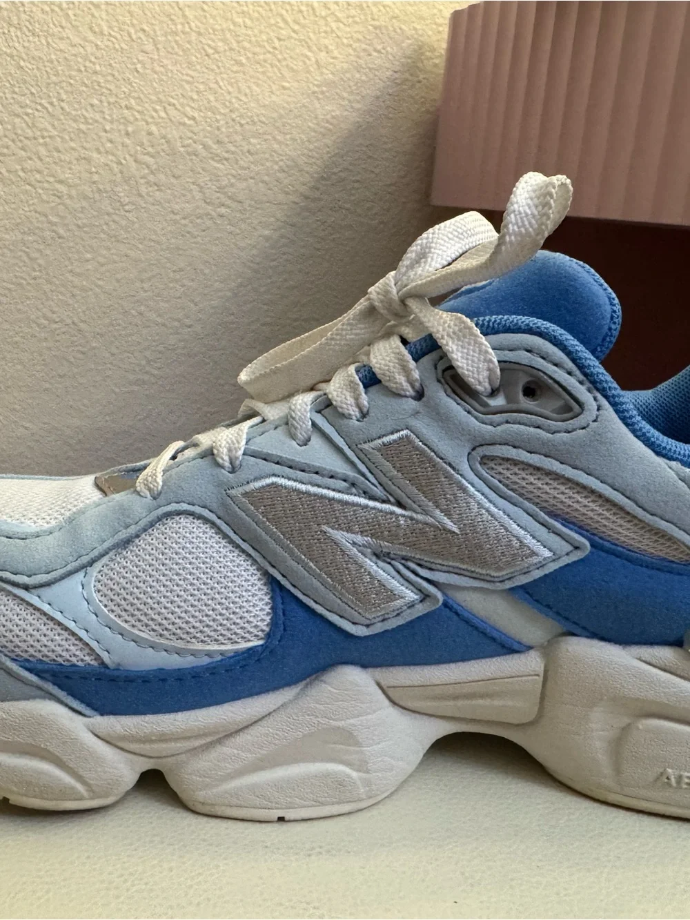 New Balance Light Blue and White Kids' Sneakers